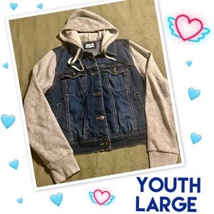 Wax Jean Youth Large Denim/Hoodie